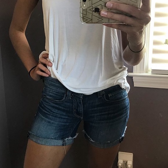 denim shorts - Picture 2 of 2